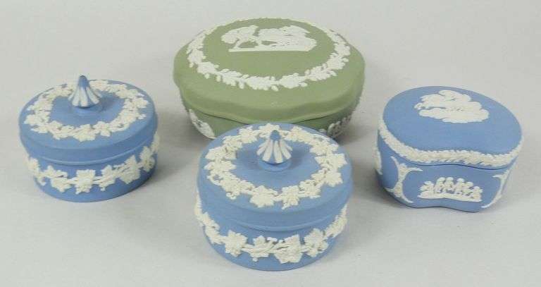 9 WEDGWOOD BOXES
