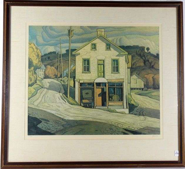 HAND-SIGNED A.J. CASSON PRINT