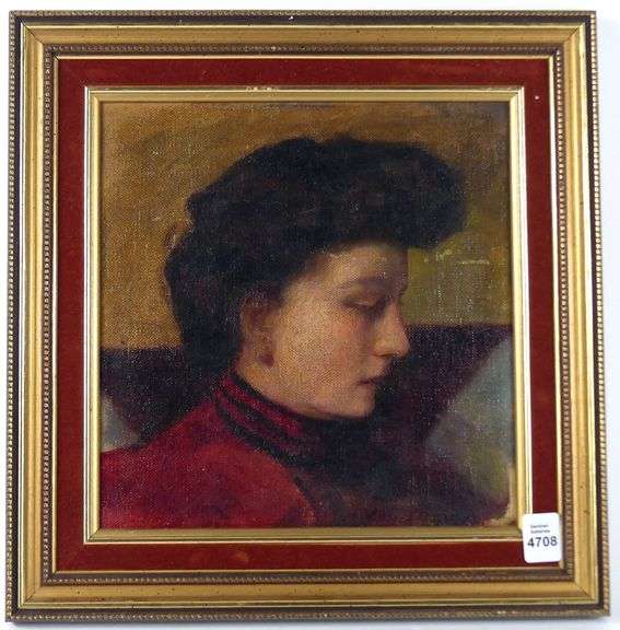 ANTIQUE PORTRAIT OIL