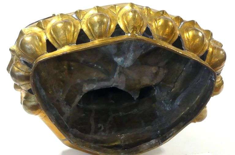 LARGE BRASS "BUDDHA" SCULPTURE