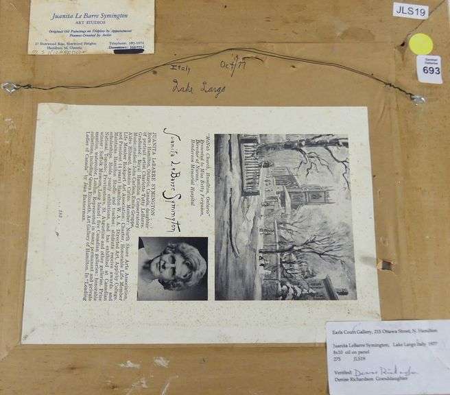 JUANITA LE BARRE SYMINGTON