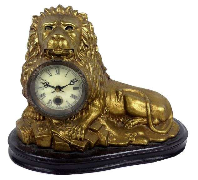 ANTIQUE CAST IRON "BLINKING EYE" CLOCK