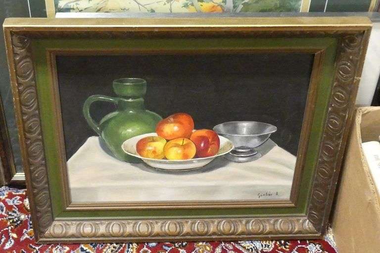 TWO OILS, PASTEL AND WATERCOLOUR