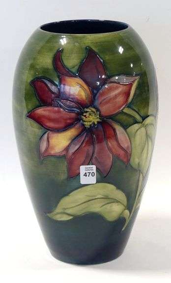 LARGE MOORCROFT "DAHLIA" VASE