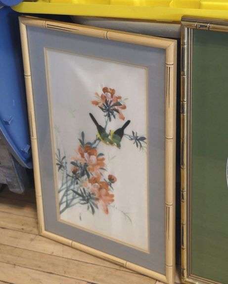 THREE CHINESE SILK EMBROIDERIES