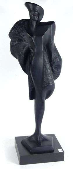 LARGE ART DECO-STYLE SCULPTURE