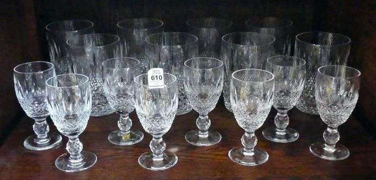 WATERFORD "COLLEEN" TUMBLERS AND SHERRIES