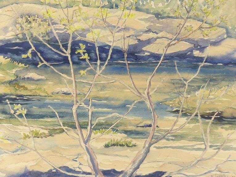 1963 CANADIAN SCHOOL WATERCOLOUR