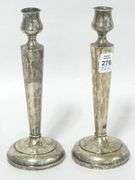 PAIR OF STERLING CANDLESTICKS