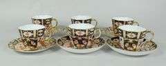 DERBY CUPS & SAUCERS