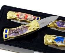 CASED "WOLF" JACKKNIFE SET