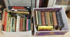 TWO BOX LOTS OF BOOKS