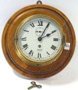 SMITHS "EMPIRE" BRASS SHIP'S CLOCK