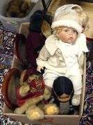 DOLLS, PLUSH TOYS AND DOLL CHAIRS