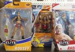 FIVE MATTEL WWE "ELITE" ACTION FIGURES
