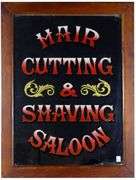 ANTIQUE TRADE MIRROR