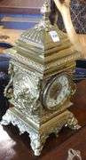 ELABORATE BRASS CLOCK