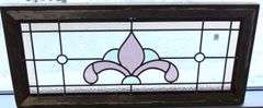 ANTIQUE STAINED GLASS WINDOW