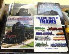 TEN HARDCOVER "TRAIN" BOOKS