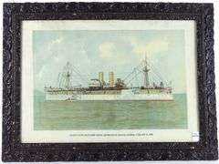 HISTORIC PRINT OF THE U.S. BATTLESHIP MAINE