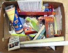 BOX LOT OF TOYS AND MODELS