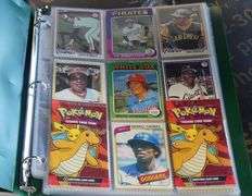 BASEBALL, POKEMON AND MEGAMAN CARDS