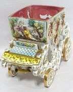 ITALIAN CERAMIC "STAGECOACH" PLANTER