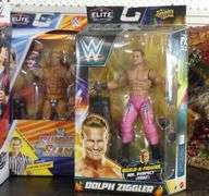 FIVE MATTEL WWE "ELITE" ACTION FIGURES