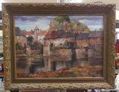 OIL PAINTING AND TEXTURED PRINT