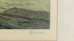 HAND-SIGNED A.J. CASSON PRINT