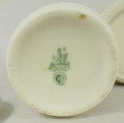 4 BELLEEK COVERED JARS