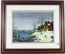 FOLK ART DUTCH SCHOOL PAINTING