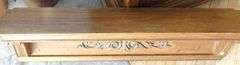 ANTIQUE OAK WALL SHELF
