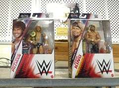 FIVE MATTEL WWE "ELITE" ACTION FIGURES