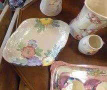 ELEVEN PIECES OF ART POTTERY