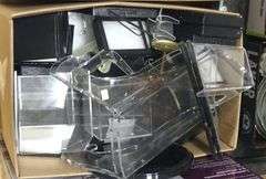 TWO BOX LOTS OF SHADOWBOX CASES, ETC.