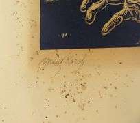 RARE JACK MCLAREN WOODCUT