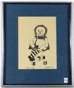 PAIR EVE APOSTOLL PRINTS