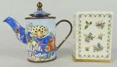 MINIATURE CLOCK & TEAPOT