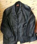 TWO MEN'S LEATHER COATS