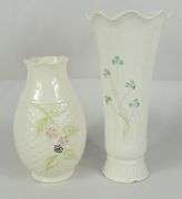 2 BELLEEK VASES