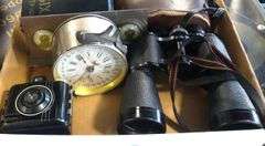 BINOCULARS, RADIO, CAMERA, ETC.