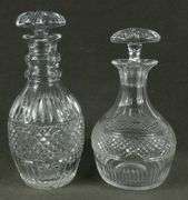 4 CRYSTAL DECANTERS