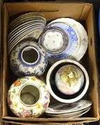 THREE BOX LOTS OF CHINA AND POTTERY