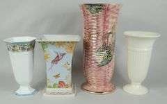 4 ENGLISH VASES