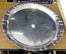 TWO SCANDINAVIAN SERVING TRAYS