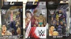 FIVE MATTEL WWE "ELITE" ACTION FIGURES