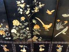 SIX-PANEL ASIAN FLOOR SCREEN