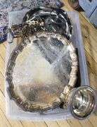 BIN LOT OF SILVER PLATE