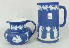 TWO WEDGWOOD PITCHERS